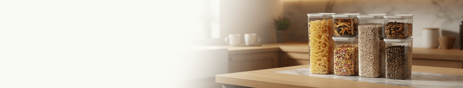 Glass Pantry Storage Containers