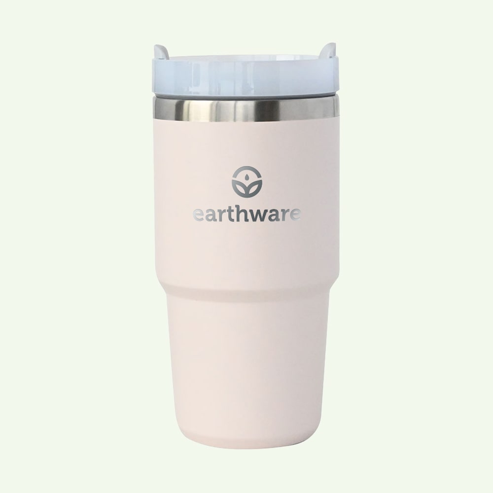 Earth Tumbler Premium Insulated Travel Cup - Pink (600ml)