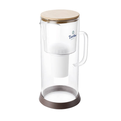 3.5L Glass Carafe Alkaline Water Filter - Natural