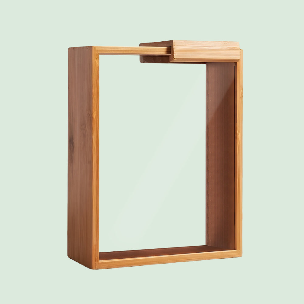 Glass Bamboo Cereal & Dry Food Dispenser