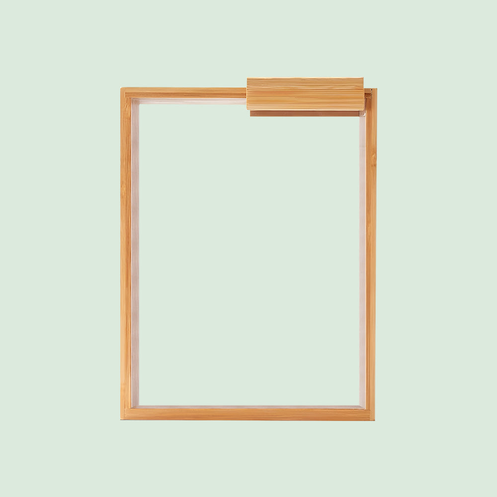 Glass Bamboo Cereal & Dry Food Dispenser