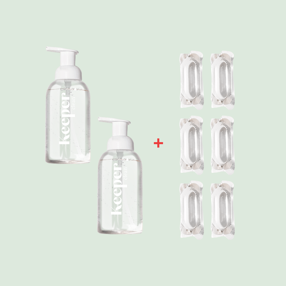 Double Bubble: 2 x Foaming Hand Soap Starter Set
