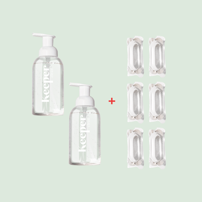 Double Bubble: 2 x Foaming Hand Soap Starter Set