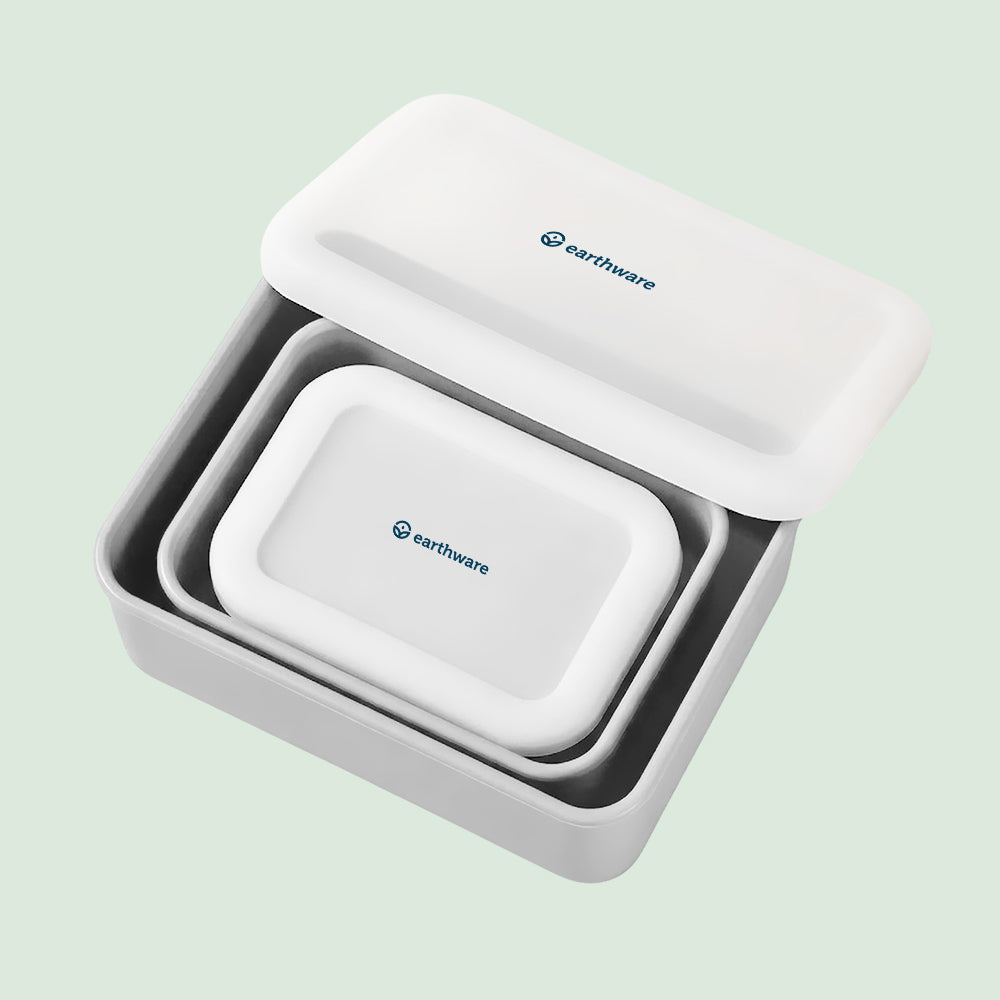 No-Tox Silicone Lunch Box & Food Container - 3 Pack