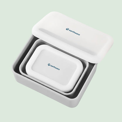 No-Tox Silicone Lunch Box & Food Container - 3 Pack