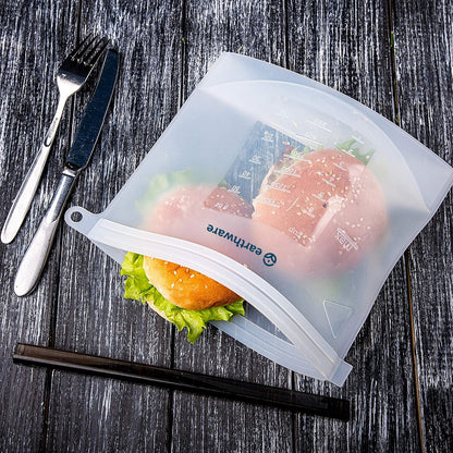 No-Tox Reusable Silicone Food Storage Bag - Large