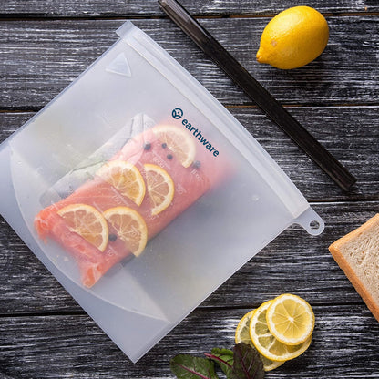 No-Tox Reusable Silicone Food Storage Bag - Large